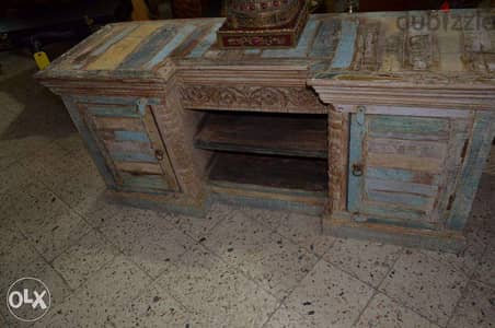 vintage tv table solid wood teak