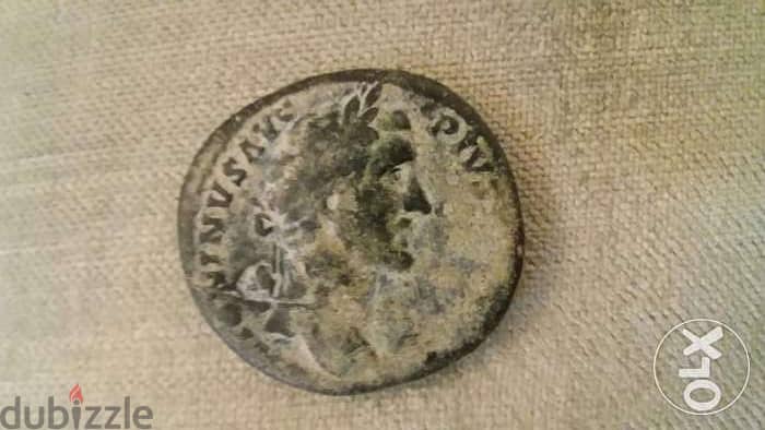 Roman Emperor Antonious Pius of Great Rome Bronze Ancient Coin 138 AD 2