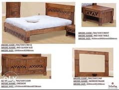 solid wood bedroom set 0
