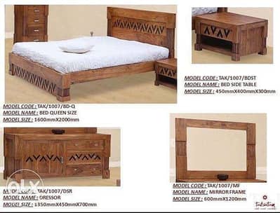 solid wood bedroom set