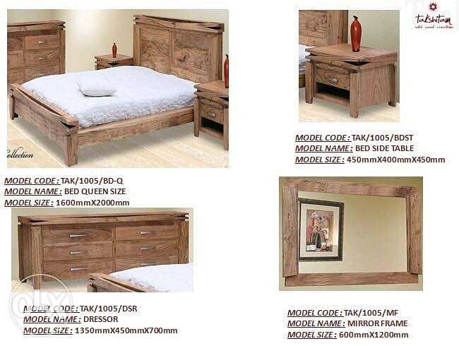 solid wood bedroom set 3