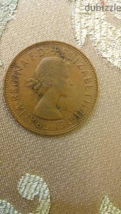 UK Queen Elizabeth II One Penny from year 1962 till 71967 Very special