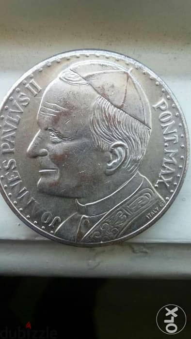 Pope Jean Paul II Silver Plated Memorial Coin 0