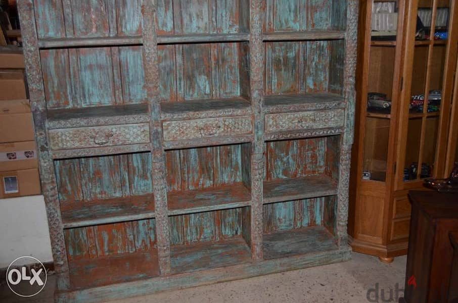 antique shelves wood teak 5
