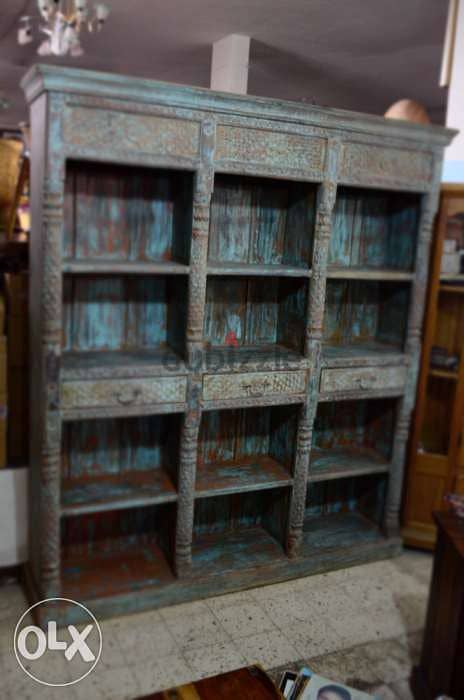 antique shelves wood teak 6
