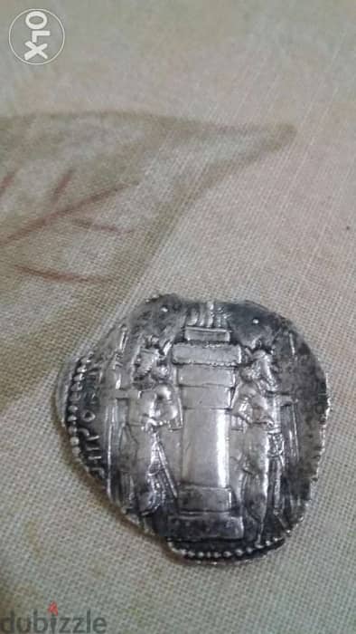 Large Ancient Silver Sasanian Persian Coin king Shapur II year 309AD 1