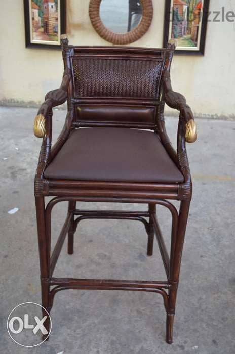 bar chair bamboo 0