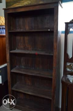 solid wood teak book shelves 0