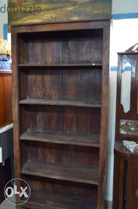 solid wood teak book shelves 1