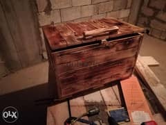 صندوق خشب شكل قديم old box style wood 0