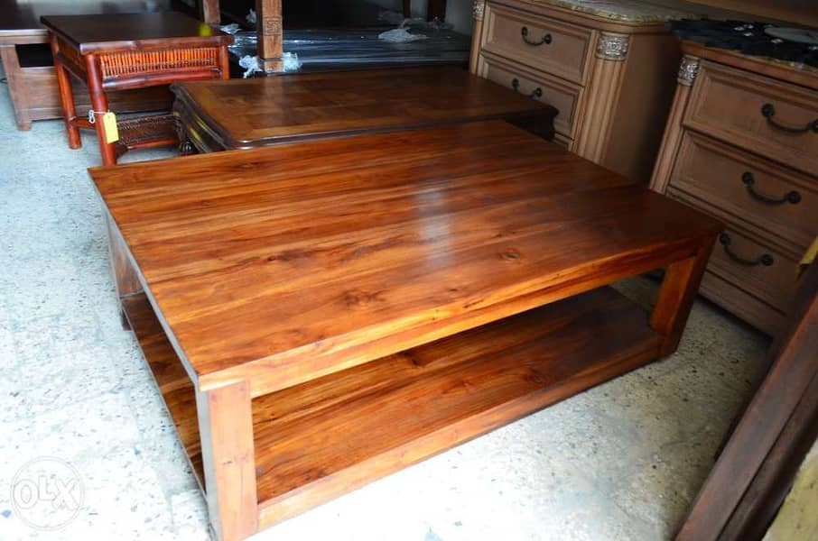 middle table teak solid wood 1