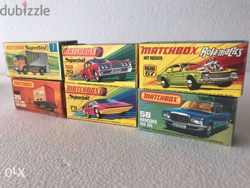 Boxed Diecast Matchbox England Scale Vintage Not 1:18 5