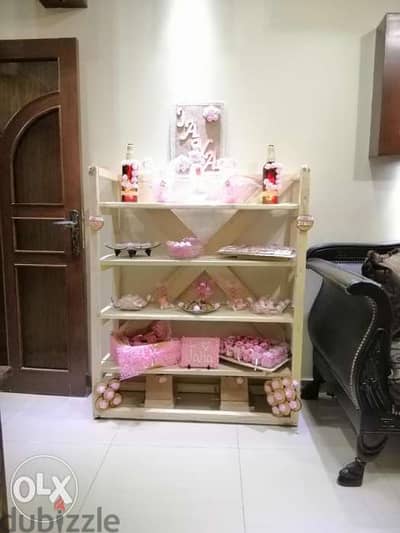 Baby new born stand wood Handmade ستاند طفل حديث الولادة خشب