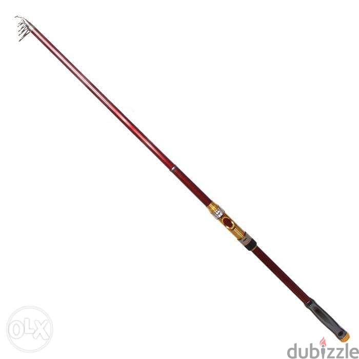 Brand New Red & Gold Spinning Fishing Rod 0