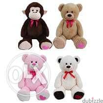 american big sized teddy bear available white and pink