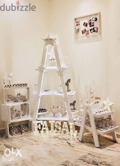 Baby wood souvenir stand ستاند أطفال خشب