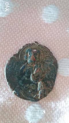 Jesus Christ Ancient Byzntine Bronze Coin year 970 AD