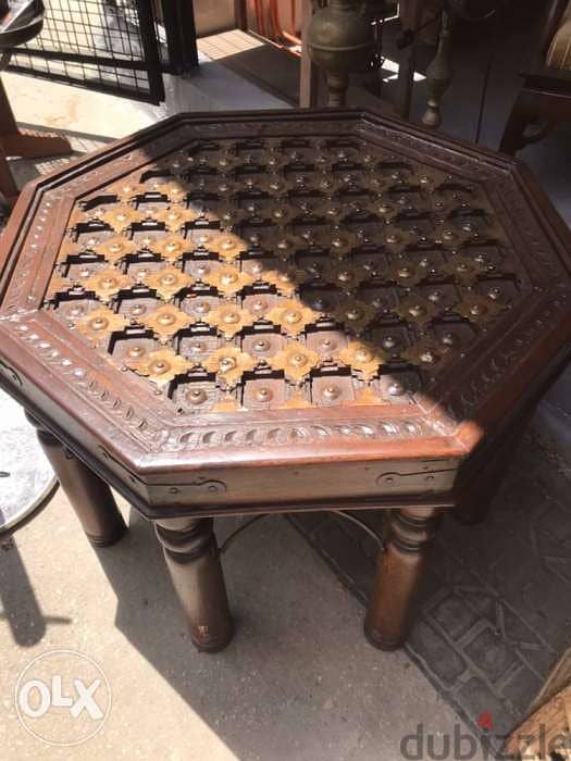 solid wood teak table 0