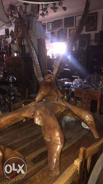 big eagle solid wood teak handmade