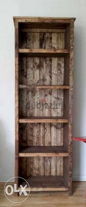 Vintage massive Long wood closet and wall stand خزانة حيط طويلة