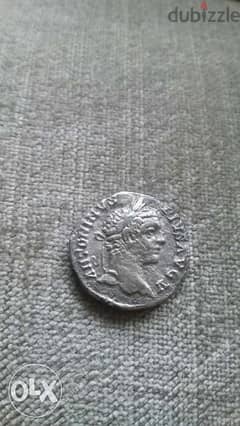 Ancient Roman Silver Coin for Emperor Domitian year 81 AD Rome mint 0