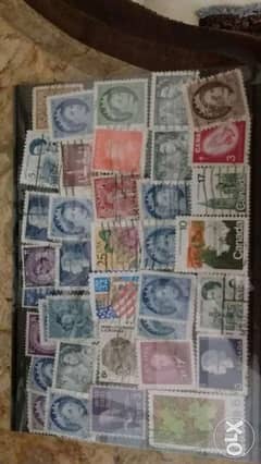 Set of UK and USA Stamps