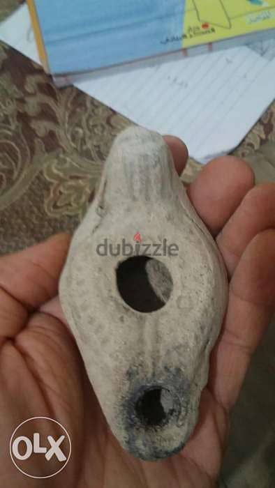 Ancient Terrocotta Clay Byzantine Oil Lamp