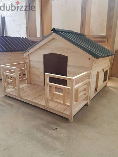 wooden dog houses