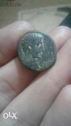 Roman Ancient CA Coin for 1st Emperor Augustus Octavius year 14 AD