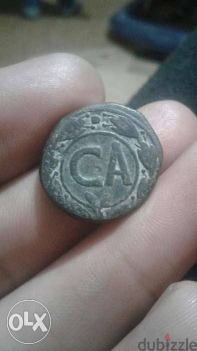 Roman Ancient CA Coin for 1st Emperor Augustus Octavius year 14 AD 1