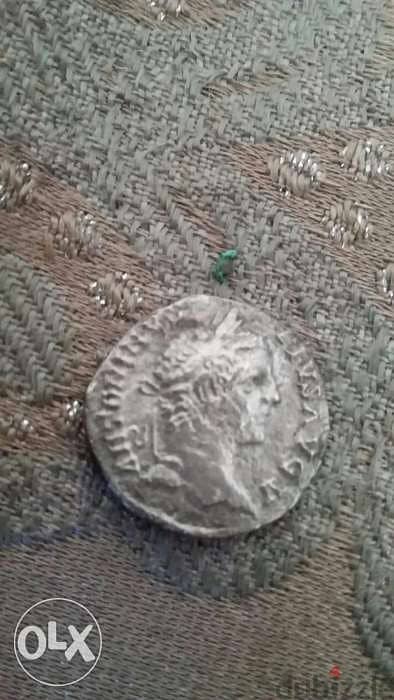 Roman Ancient Silver Coin For Emperor Domitian year 81 AD 19 mm 2 gr 0