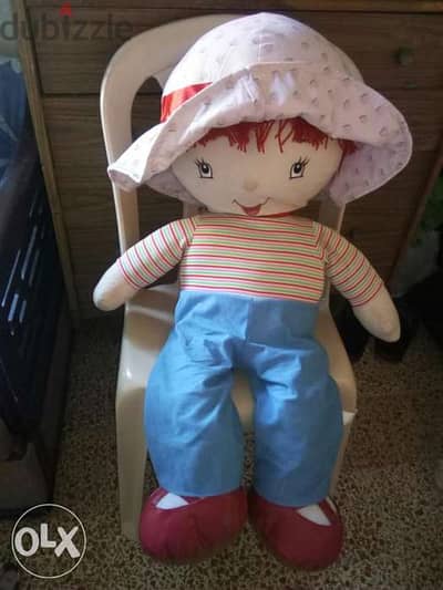 STRAWBERRY SHORTCAKE height 90 Cm Plush Big stuffed as new doll=25$