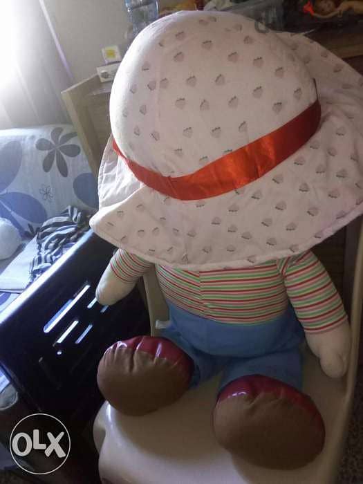 STRAWBERRY SHORTCAKE height 90 Cm Plush Big stuffed as new doll=20$ 2