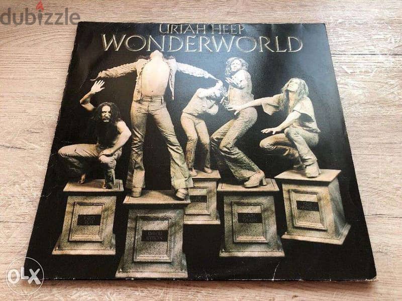 uriah heep "wonderworld" vinyl lp 1974 0