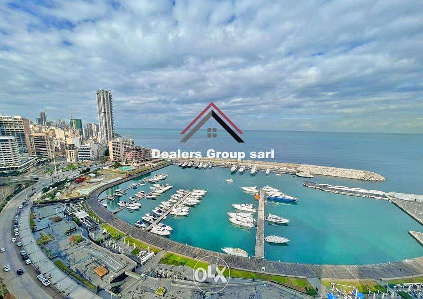 Fantastic Full Marina View Triplex Apart. for Sale in Downtown Beirut 0