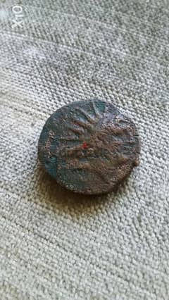 Greek Bronze Coin of Cleopetra Thea reign of Antiochus year 123 BC 0