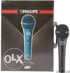 microphone philips with cable 3m new in box
