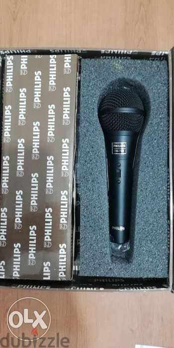 microphone philips with cable 3m new in box 3