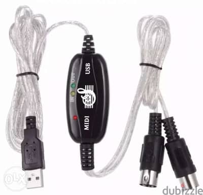 MiDi cable وصلة بين الاورغ و الكمبيوتر