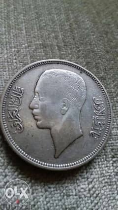 عملة فضة المملكة العراقية غازي الاولIraq Kingdom Silver Coin year 1938