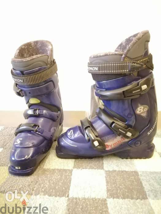 Salomon Ski 2 shoes size 26.5 & size 345 new 5