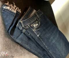 Denim brand,women pantalon jeans,women jeans بنطلون جينز, super skinny 0