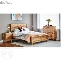 Rustic bedroom wood غرفة نوم شكل قديم 0