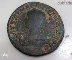 Ancient Roman Bronze Coin for Emperor Servrus Alexandar year 222 AD