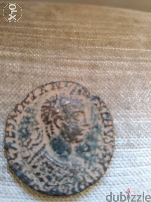 Phoencia Bronze coin of Roman Emperor Elgbalus year 218 to 222 A 0