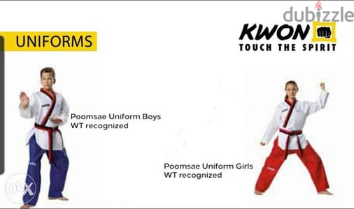 Taekwobdo POOMSAE uniform girls and boys (kwon brand)