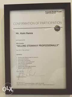 Steinway & Sons Certified Consultant & Supplier
