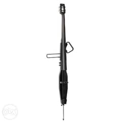 Stagg 3/4 electric double bass metallic black