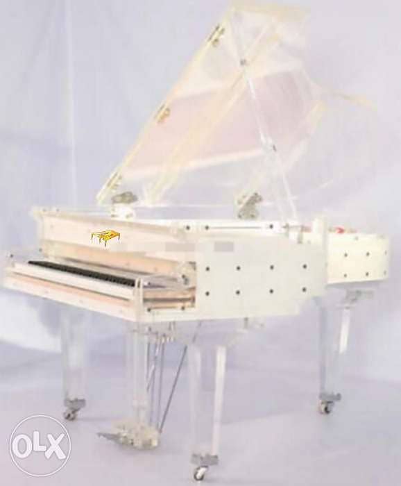 Acrylic Grand Piano with LED light New 1