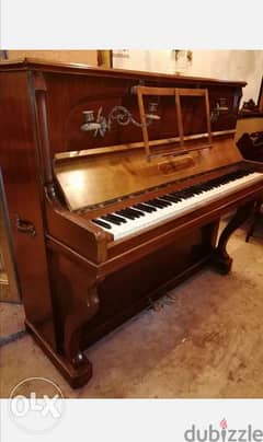 Piano بيانو خارق النظافة شغال ممتاز جدا خشب جوز ألماني اصلي قديم 0